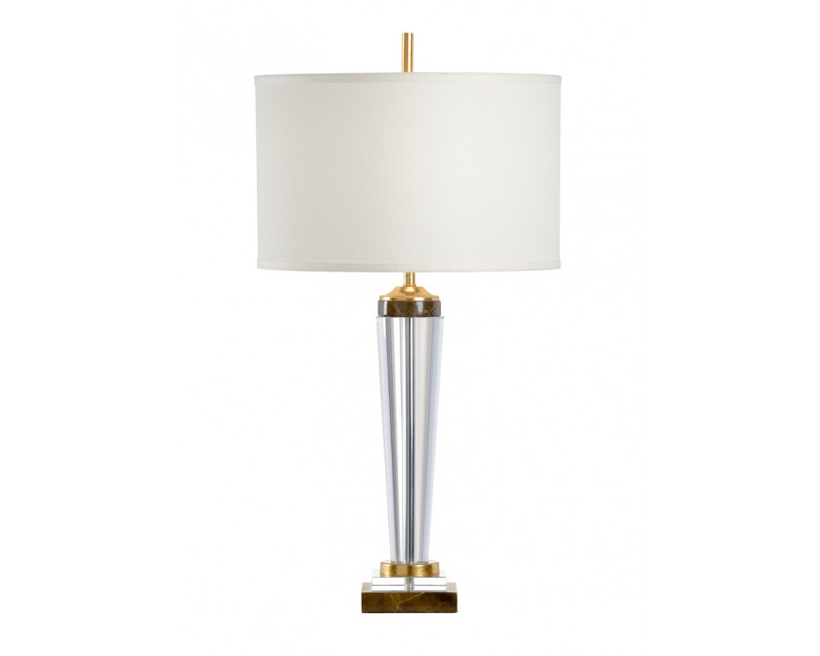 Chelsea House - Jefferson Lamp in Clear/Natural Brown