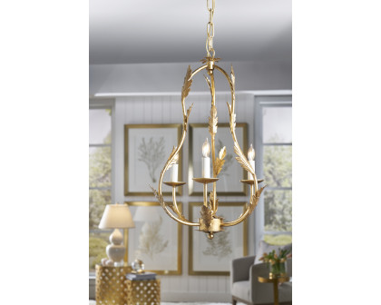 Chelsea House - Petite Chandelier in Gold