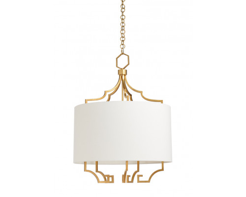 Chelsea House - Chiara Chandelier in Antique Gold Leaf