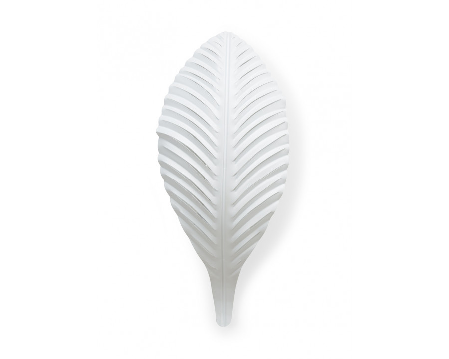 Chelsea House - Palm Sconce in White