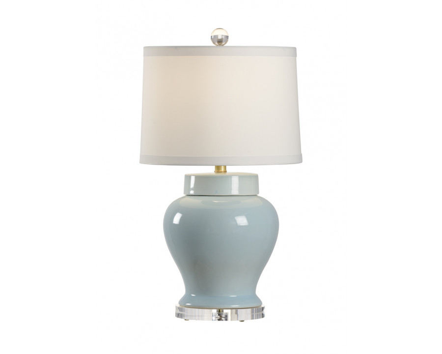 Chelsea House - Lumberton Vase Lamp in Blue