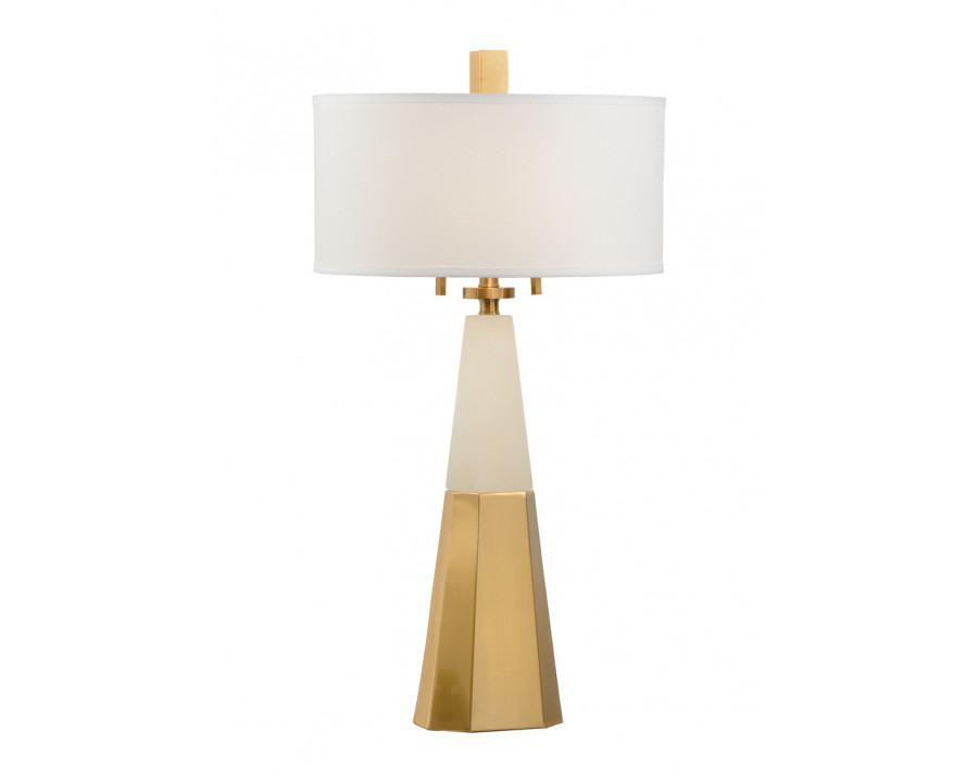 Chelsea House - Winfield Lamp Alabaster in Natural White