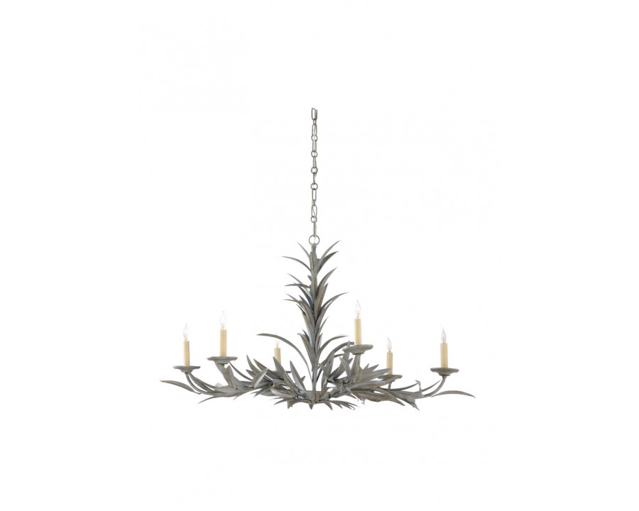 Chelsea House Laurel Sunburst Chandelier - Gray