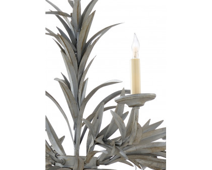 Chelsea House Laurel Sunburst Chandelier - Gray