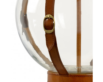 Chelsea House - Sierra Lamp in Clear/Chestnut