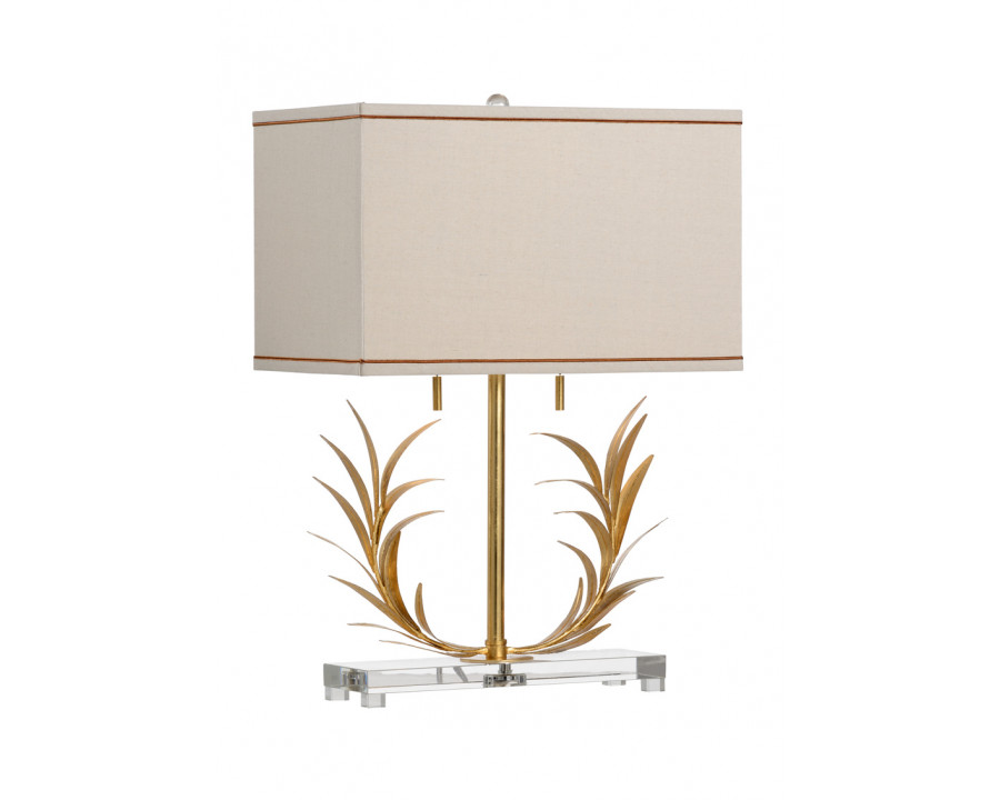 Chelsea House - Laurel Lamp in Antique Gold Leaf