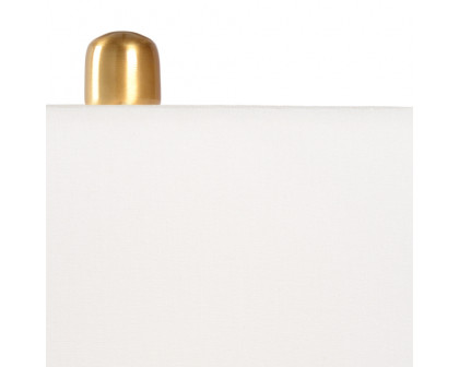 Chelsea House - Park Place Lamp in Natural White/Gold Leaf