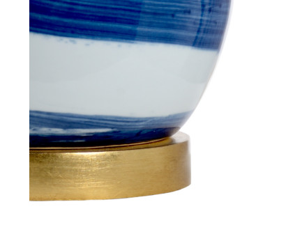 Chelsea House™ Essex Lamp - Cobalt/White