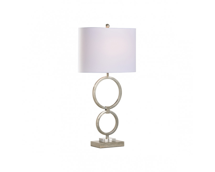 Chelsea House - Silver Loop Lamp in Antique Silver