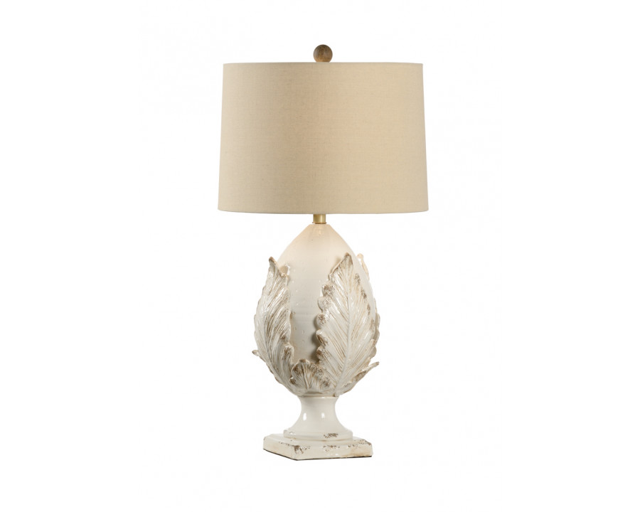 Chelsea House - Small Artichoke Lamp in Aged Cream