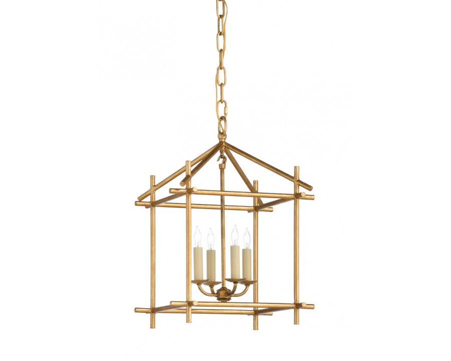 Chelsea House - Baton Lantern in Antique Gold Leaf