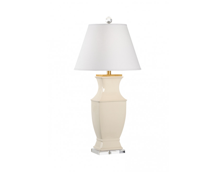 Chelsea House - Rockville Lamp in Cream Crackle