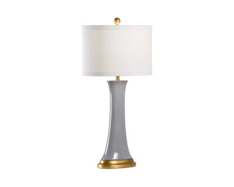 Chelsea House Hopper Lamp - Mottled Gray