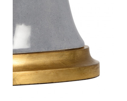 Chelsea House Hopper Lamp - Mottled Gray