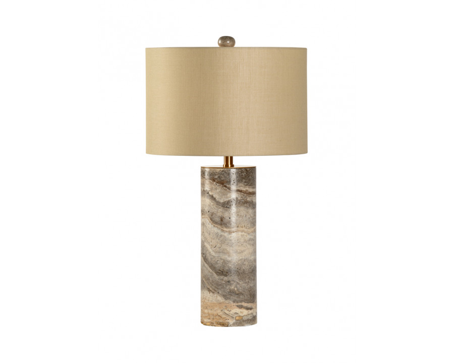 Chelsea House - Column Lamp in Gray, Marble