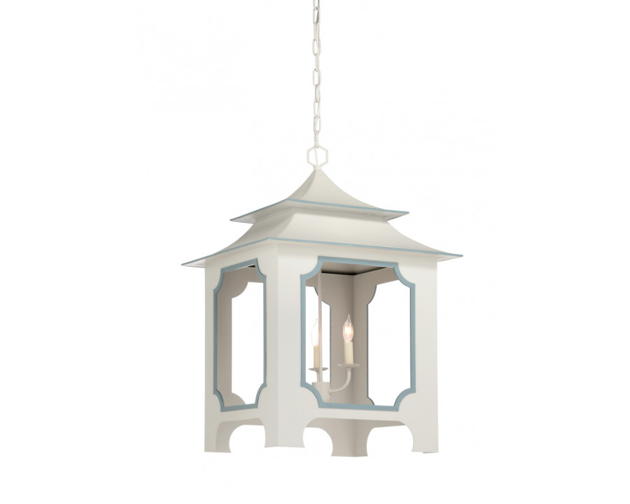 Chelsea House Tole Pagoda Lantern - Gray, Large