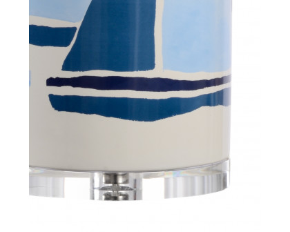 Chelsea House - Chesapeake Lamp in Blues/White