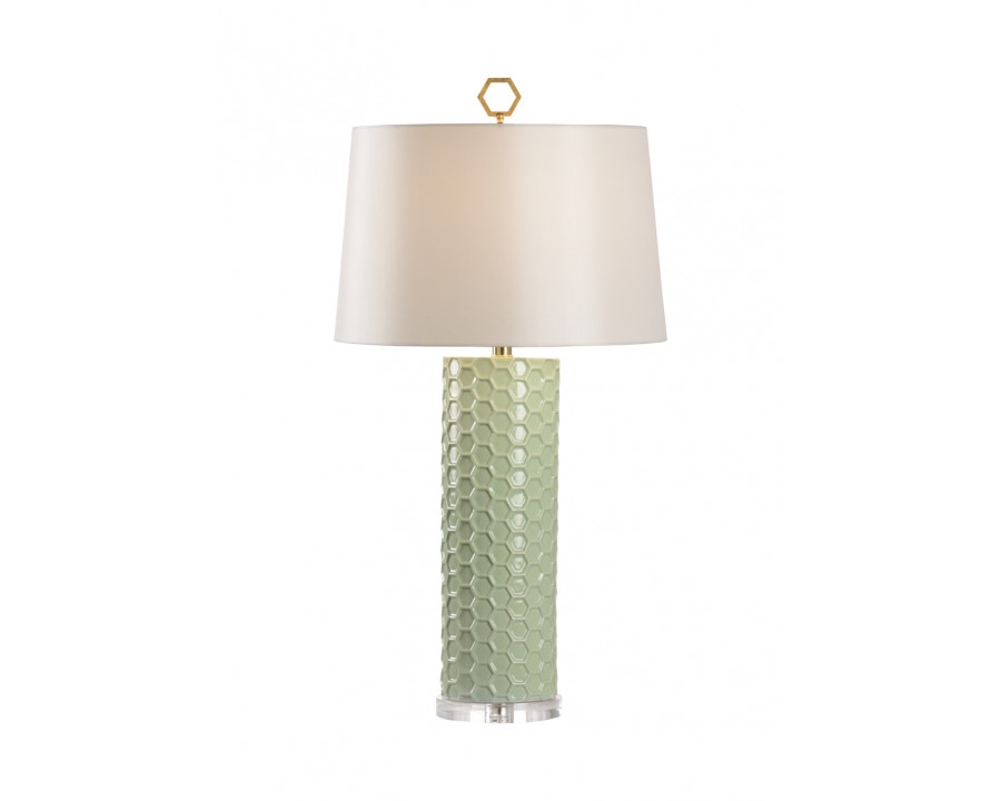 Chelsea House April Honeycomb Lamp - Pistachio