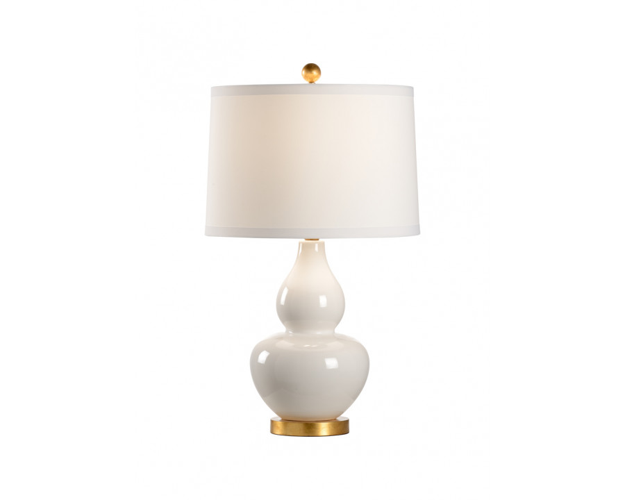 Chelsea House Gourd Lamp - White