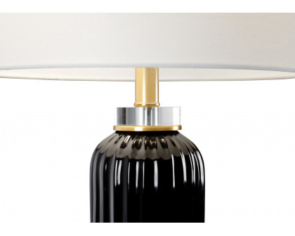 Chelsea House Samuel Ceramic Lamp - Black