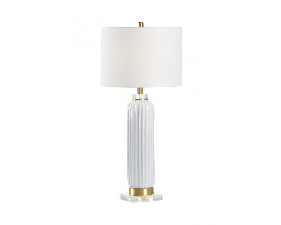 Chelsea House Samuel Ceramic Lamp - White