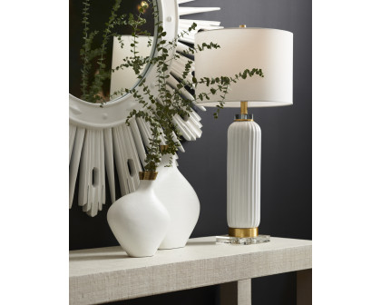 Chelsea House Samuel Ceramic Lamp - White