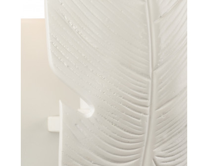 Chelsea House - Florida Wall Sconce in White Lacquer