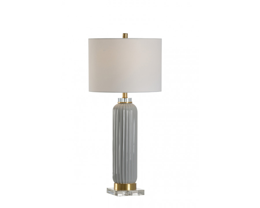 Chelsea House Samuel Ceramic Lamp - Gray