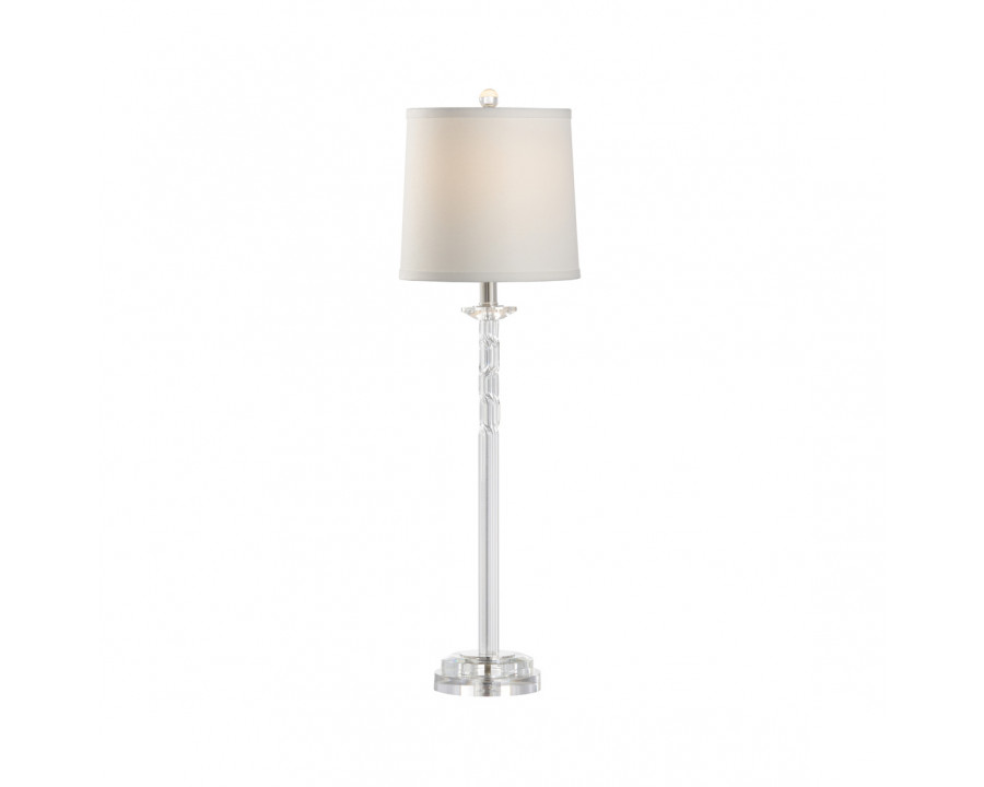 Chelsea House - Raleigh Buffet Lamp in Clear