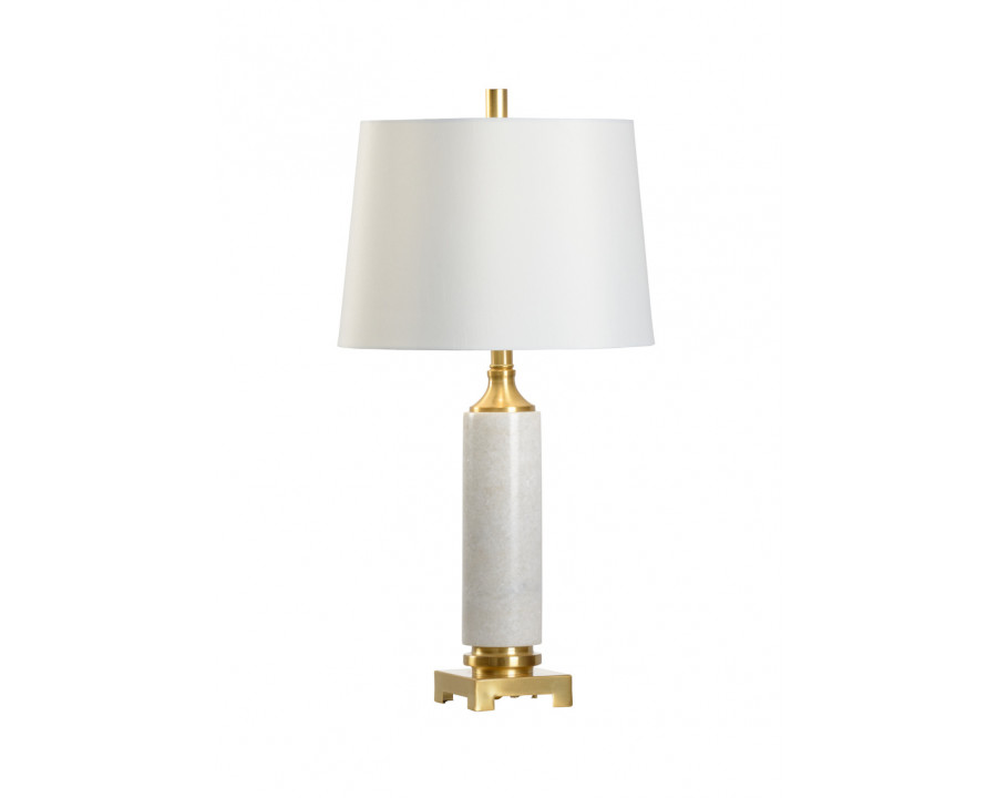 Chelsea House - Round Crosby Lamp in White