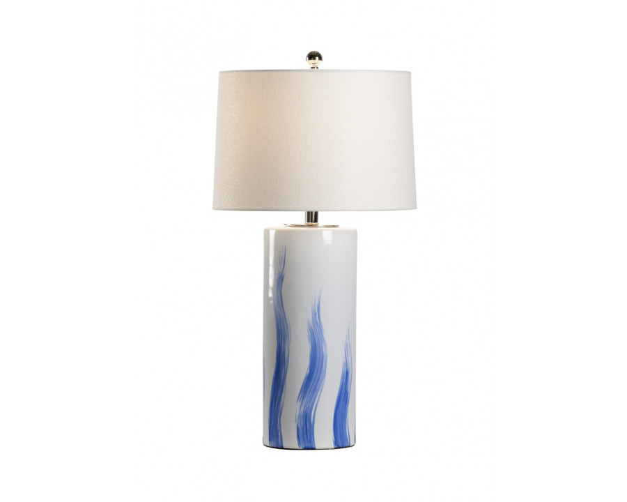 Chelsea House - Brush Stroke Lamp in Blue/White