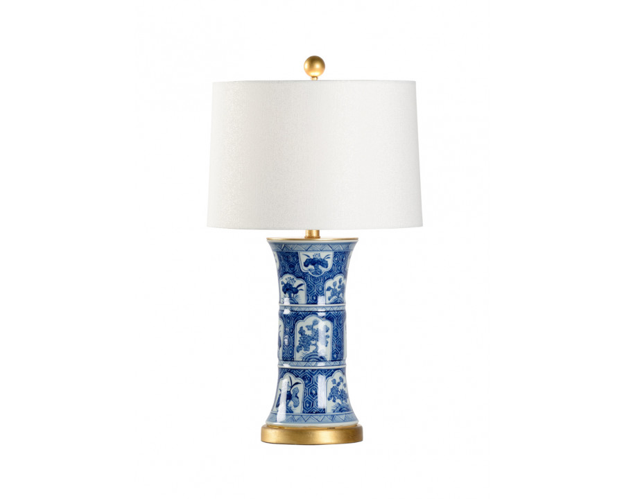 Chelsea House - London Lamp in Blue/White