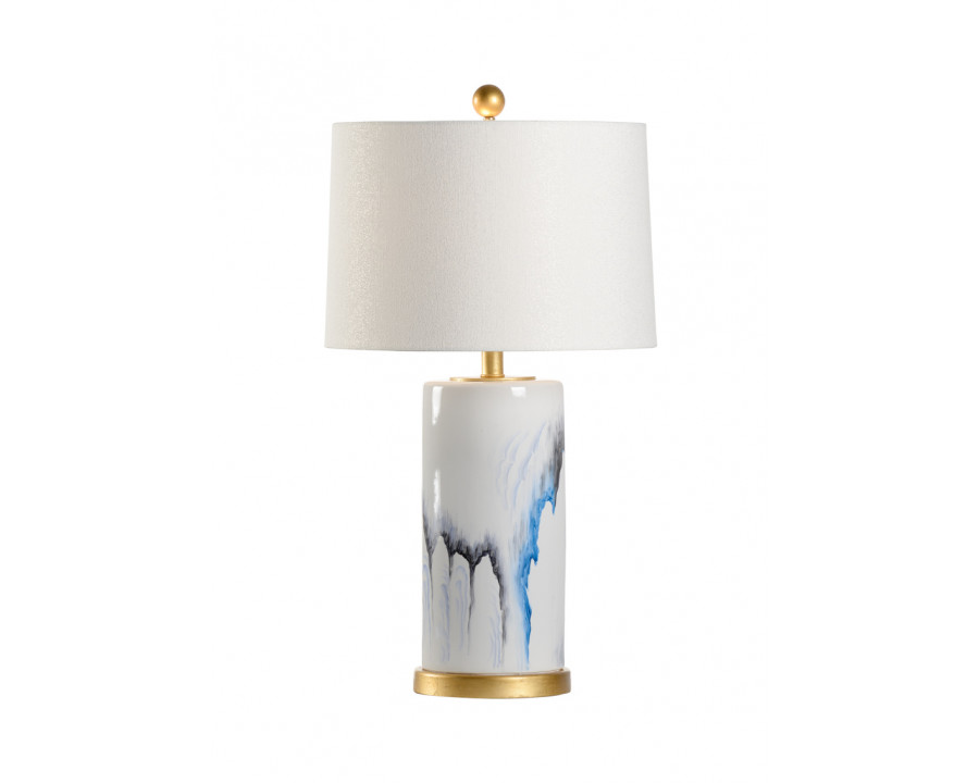 Chelsea House - Crawford Cylinder Lamp in Hand Painted