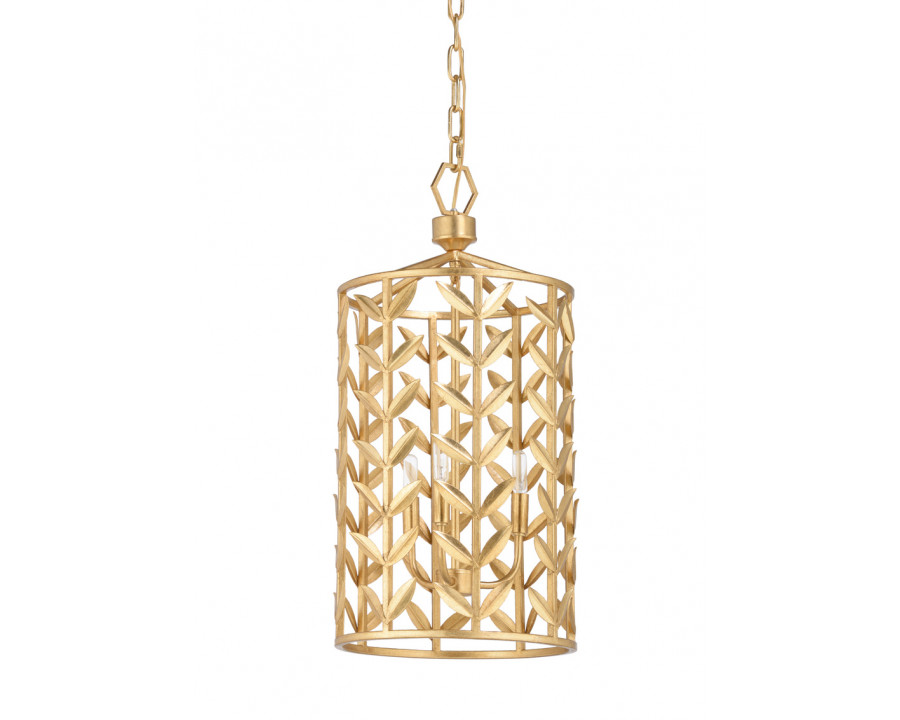 Chelsea House - Stem Lantern in Gold Leaf