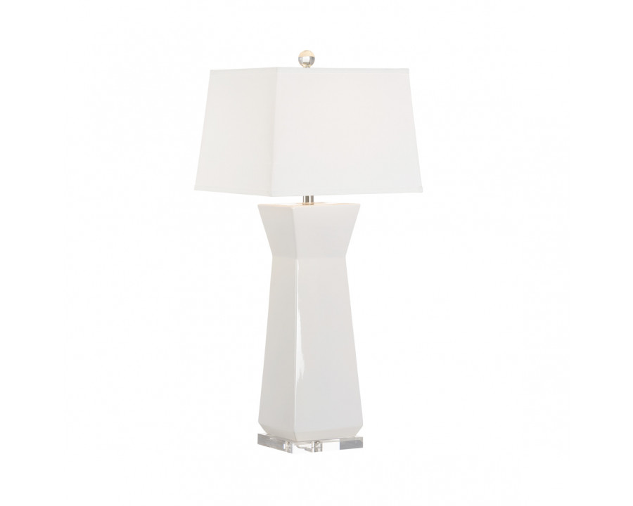 Chelsea House - Fontainebleau Table Lamp in White