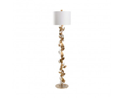 Chelsea House Ficus Floor Lamp - Antique Gold