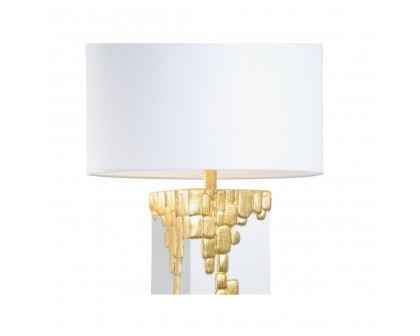 Chelsea House - Tetris Lamp in White/Gold Leaf