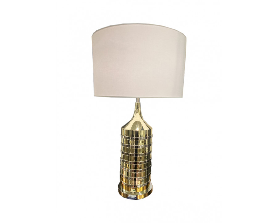 Chelsea House - Hudson Table Lamp in Polished Brass