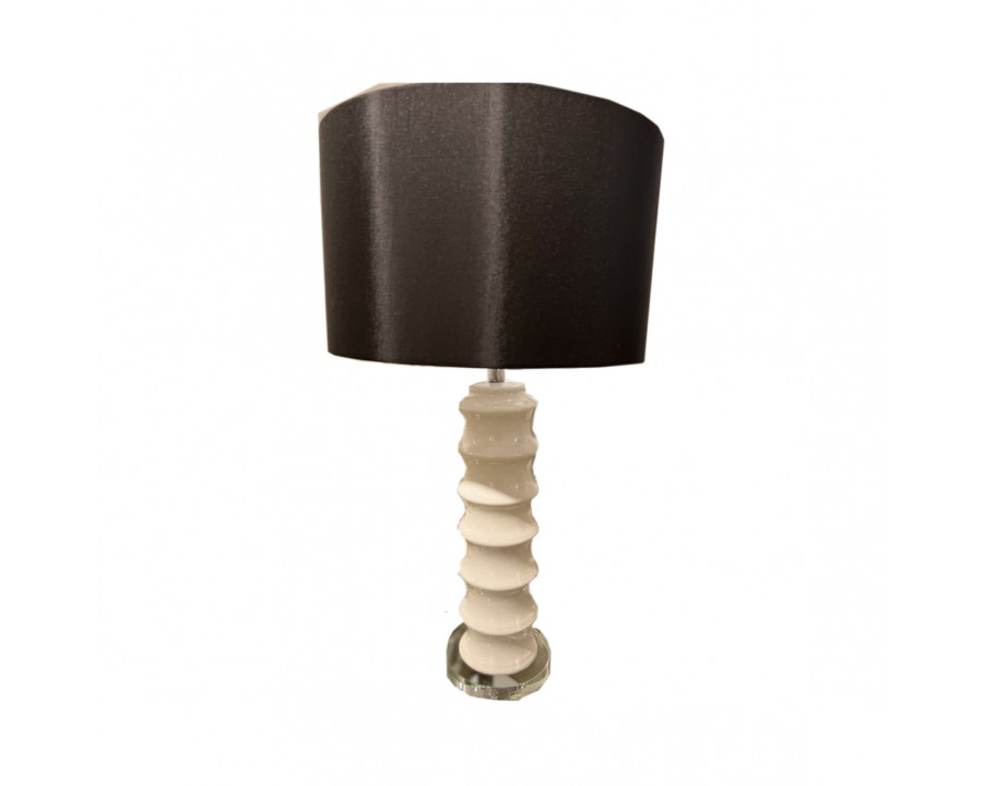 Chelsea House - Lucien Table Lamp in White