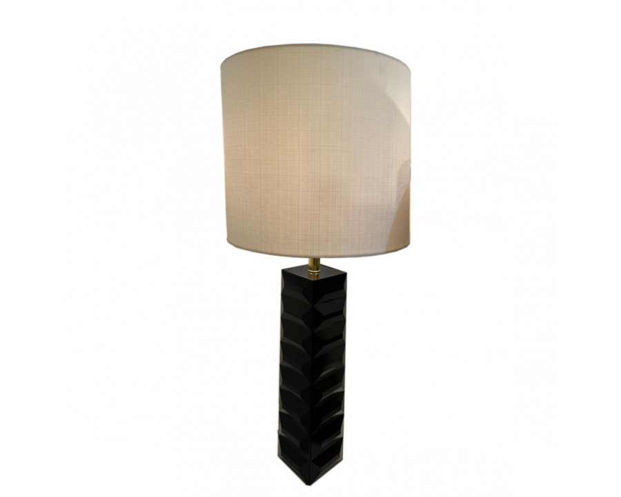 Chelsea House - Holton Table Lamp in Black