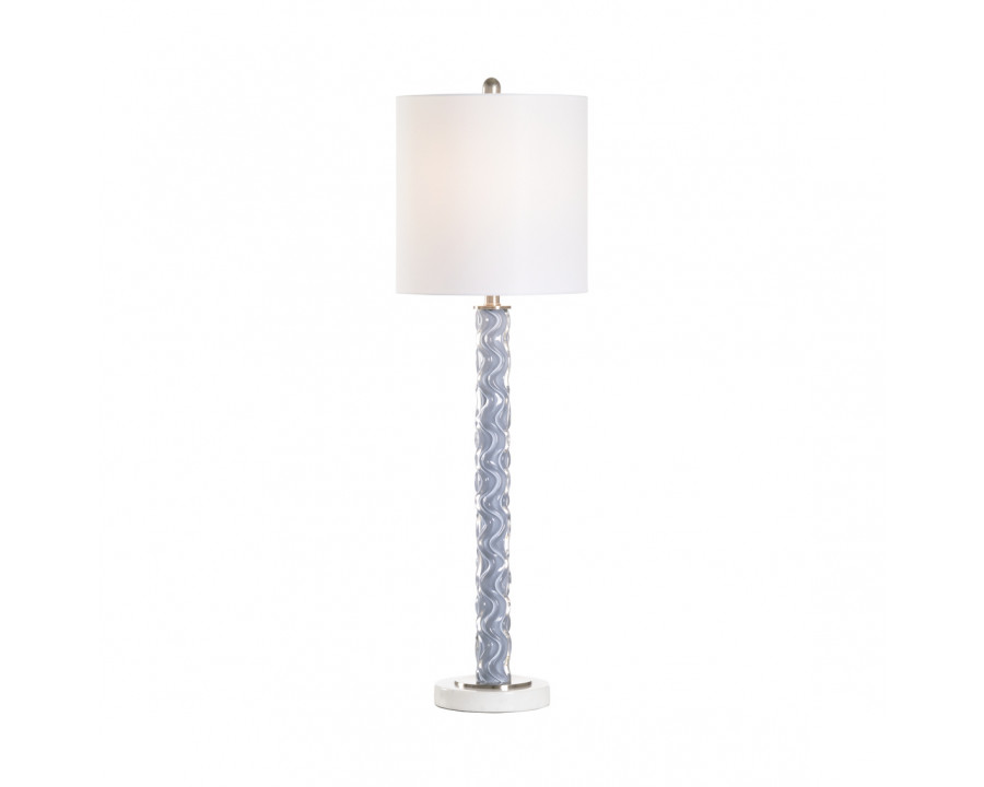 Chelsea House - Emily Table Lamp in Clear/Gray