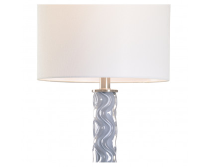 Chelsea House - Emily Table Lamp in Clear/Gray