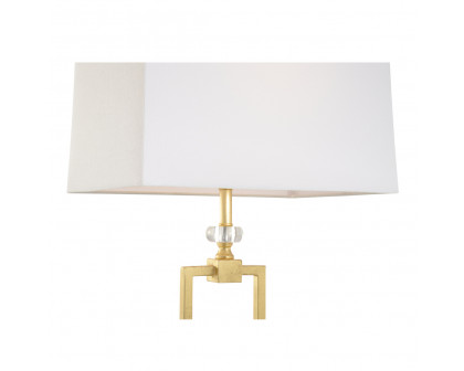 Chelsea House - Serene Table Lamp in Gold/Clear