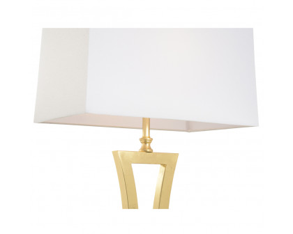 Chelsea House - Arbor Table Lamp in Gold Leaf/Clear