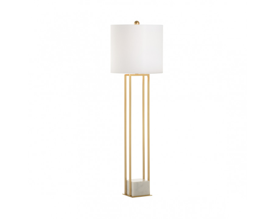 Chelsea House - Tower Buffet Lamp in Brass/Natural White