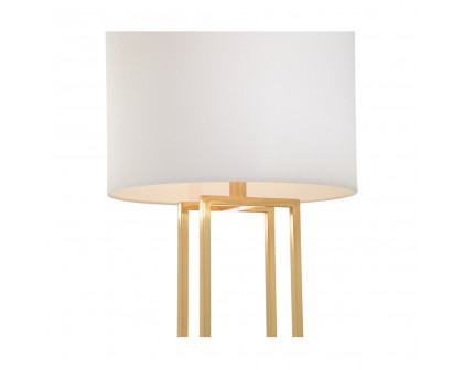 Chelsea House - Tower Buffet Lamp in Brass/Natural White