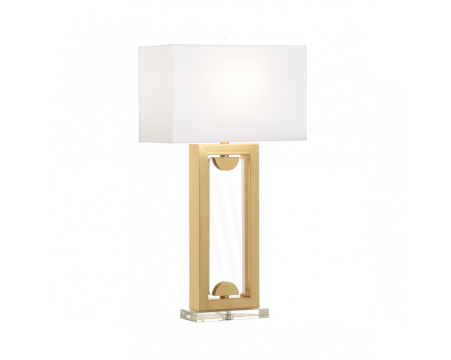 Chelsea House - Cass Lamp Gold in Brass/Clear