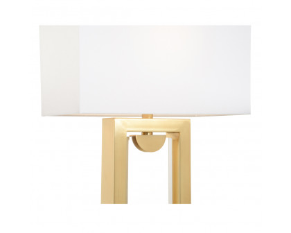 Chelsea House - Cass Lamp Gold in Brass/Clear