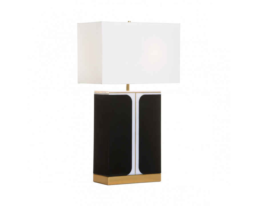 Chelsea House Trousdale Table Lamp - Black, Acrylic