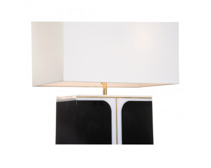 Chelsea House Trousdale Table Lamp - Black, Acrylic